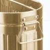 imagemDesign Large Steel Free Standing Toilet Paper Organizer 6Roll Tissue Storage Holder Container for Bathroom Floor Fits Under Sink Vanity Shelf In Cabinet or Corner Oscar Collection  Soft BrassSoft Brass
