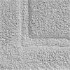 imagemDesign Soft 100 Cotton Luxury HotelStyle Rectangular Spa Mat Rug Plush Water Absorbent Decorative Border for Bathroom Vanity BathtubShower Machine Washable Long Runner  60quot x 21quot  NaturalTanGrey