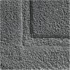imagemDesign Soft 100 Cotton Luxury HotelStyle Rectangular Spa Mat Rug Plush Water Absorbent Decorative Border for Bathroom Vanity BathtubShower Machine Washable Long Runner  60quot x 21quot  NaturalTanCharcoal