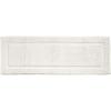 imagemDesign Soft 100 Cotton Luxury HotelStyle Rectangular Spa Mat Rug Plush Water Absorbent Decorative Border for Bathroom Vanity BathtubShower Machine Washable Long Runner  60quot x 21quot  NaturalTanNatural