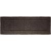 imagemDesign Soft 100 Cotton Luxury HotelStyle Rectangular Spa Mat Rug Plush Water Absorbent Decorative Border for Bathroom Vanity BathtubShower Machine Washable Long Runner  60quot x 21quot  NaturalTanChocolate