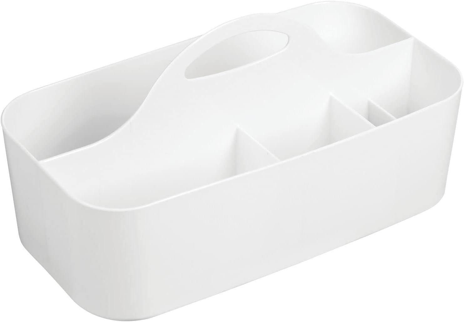 imagemDesign Bathroom Shower Caddy Tote for Shampoo Soap Razors  Medium BlackWhite