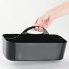 imagemDesign Bathroom Shower Caddy Tote for Shampoo Soap Razors  Medium BlackBlack