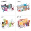 imagemDesign Bathroom Shower Caddy Tote for Shampoo Soap Razors  Medium BlackClear