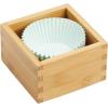 imagemDesign Bamboo Storage Bin Container Drawer Organizer Crate Boxes for Kitchen Pantry Cabinet Shelf Island or Countertop Holds Snacks Spices or Drinks Echo Collection 2 Pack NaturalTan