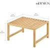 imagemDesign Wooden Stackable Storage Shelf  Food and Kitchen Organizer for Cabinet Pantry Shelves Countertop Cabinet  Echo Collection  Natural BambooPack of 1