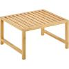 imagemDesign Wooden Stackable Storage Shelf  Food and Kitchen Organizer for Cabinet Pantry Shelves Countertop Cabinet  Echo Collection  Natural BambooPack of 1