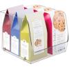 imagemDesign Modern Stackable Plastic Open Front Dip Storage Organizer Bin Basket for Kitchen Organization  Shelf Cupboard Cabinet and Pantry Organizing Decor  Ligne Collection  4 Pack  Clear775 x 775 x 625 Pack of 2
