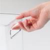 imagemDesign Plastic Tall Food Storage Organization Container Bin with Handles for Kitchen Pantry Cabinet FridgeFreezer Countertop  Organizer for SnacksAppliances Ligne Collection 4 Pack Clear10 x 5 x 8 Pack of 4
