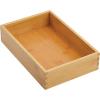 imagemDesign Bamboo Kitchen Cabinet Drawer Organizer Tray Bin  EcoFriendly Multipurpose  Use in Drawers on Countertops Shelves or in Pantry  69 x 1042 Pack  Natural Wood Finish65 x 105 x 236