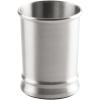 imagemDesign Modern Stainless Steel Bathroom Cup Toothbrush Holder Countertop Tumbler Cup for Rinsing and Drinking Accessories and Makeup Brush Organizer for Vanity Elwyn Collection BrushedChrome