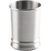 imagemDesign Modern Stainless Steel Bathroom Cup Toothbrush Holder Countertop Tumbler Cup for Rinsing and Drinking Accessories and Makeup Brush Organizer for Vanity Elwyn Collection BrushedChrome