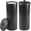 imagemDesign Free Standing Toilet Paper Holder  Toilet Paper Storage for Bathroom  Toilet Roll Holder Free Standing in BlackBlack