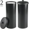 imagemDesign Free Standing Toilet Paper Holder  Toilet Paper Storage for Bathroom  Toilet Roll Holder Free Standing in BlackBlack