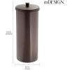 imagemDesign Free Standing Toilet Paper Holder  Toilet Paper Storage for Bathroom  Toilet Roll Holder Free Standing in BlackBronze