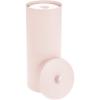 imagemDesign Free Standing Toilet Paper Holder  Toilet Paper Storage for Bathroom  Toilet Roll Holder Free Standing in BlackLight Pink
