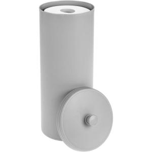 imagemDesign Free Standing Toilet Paper Holder  Toilet Paper Storage for Bathroom  Toilet Roll Holder Free Standing in BlackGray