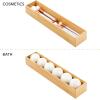 imagemDesign Slim Wooden Bamboo Drawer Organizer  15quot Long Stackable Storage Box Tray for Kitchen DrawersCabinet  Utensil Silverware Spatula Flatware Holder  Echo Collection 2 Pack Natural Wood
