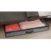 imagemDesign Set of 2 UnderBed Storage Box  Fabric Storage Box with Clear Top Panel ampamp Handles for Clothing and Accessories  SpaceSaving Bedroom Storage Solution  Charcoal GreyBlackCharcoal GrayBlack