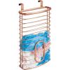 imagemDesign OverTheCabinet Plastic Bag Storage and Grocery Bag Holder Kitchen Storage  BronzeCopper