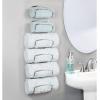 image:imagemDesign Metal Towel Shelves  Towel Rack for The Bathroom with 6 Compartments  Practical Bathroom Accessories for Both Large and Small Towels  SilverChrome