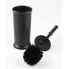 image:imagemDesign Toilet Bowl Brush and Holder  Covered Bathroom Brush  Standing Scrubber in Modern Holder  Compact Space Saving Deep Cleaning  WhiteBlack