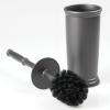 image:imagemDesign Toilet Bowl Brush and Holder  Covered Bathroom Brush  Standing Scrubber in Modern Holder  Compact Space Saving Deep Cleaning  WhiteCharcoal