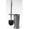 image:imagemDesign Toilet Bowl Brush and Holder  Covered Bathroom Brush  Standing Scrubber in Modern Holder  Compact Space Saving Deep Cleaning  WhiteCharcoal