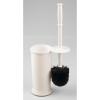 image:imagemDesign Toilet Bowl Brush and Holder  Covered Bathroom Brush  Standing Scrubber in Modern Holder  Compact Space Saving Deep Cleaning  WhiteCream
