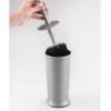 image:imagemDesign Toilet Bowl Brush and Holder  Covered Bathroom Brush  Standing Scrubber in Modern Holder  Compact Space Saving Deep Cleaning  WhiteGray