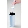 image:imagemDesign Toilet Bowl Brush and Holder  Covered Bathroom Brush  Standing Scrubber in Modern Holder  Compact Space Saving Deep Cleaning  WhiteLight Blue