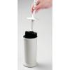 image:imagemDesign Toilet Bowl Brush and Holder  Covered Bathroom Brush  Standing Scrubber in Modern Holder  Compact Space Saving Deep Cleaning  WhiteLight Gray