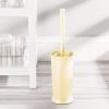 image:imagemDesign Toilet Bowl Brush and Holder  Covered Bathroom Brush  Standing Scrubber in Modern Holder  Compact Space Saving Deep Cleaning  WhiteLight Yellow