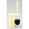 image:imagemDesign Toilet Bowl Brush and Holder  Covered Bathroom Brush  Standing Scrubber in Modern Holder  Compact Space Saving Deep Cleaning  WhiteLight Yellow