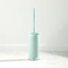 image:imagemDesign Toilet Bowl Brush and Holder  Covered Bathroom Brush  Standing Scrubber in Modern Holder  Compact Space Saving Deep Cleaning  WhiteMint Green