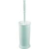 image:imagemDesign Toilet Bowl Brush and Holder  Covered Bathroom Brush  Standing Scrubber in Modern Holder  Compact Space Saving Deep Cleaning  WhiteMint Green