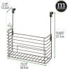 image:imagemDesign Over The Cupboard Hanging Storage Basket  Metal Bakeware Organiser and Cutting Board Holder  Excellent Kitchen Storage Solution  BronzeBronze