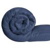 image:imagemDesign FullQueen AllSeason Down Alternative Quilted Duvet Insert or StandAlone Comforter  Plush Microfiber Fill Box Stitched  Machine Washable  Navy Blue