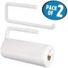 image:imagemDesign Paper Towel Holder for Kitchen  Pack of 2 Wall MountUnder Cabinet White