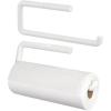 image:imagemDesign Paper Towel Holder for Kitchen  Pack of 2 Wall MountUnder Cabinet White