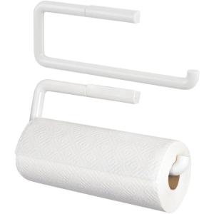 image:imagemDesign Paper Towel Holder for Kitchen  Pack of 2 Wall MountUnder Cabinet White