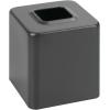 image:imagemDesign Steel Square Tissue Box Cover Modern Facial Tissue Holder for Bathroom Vanity Countertops Bedroom Dressers Night Stands Desks Office and Tables  Unity Collection  SatinGraphite