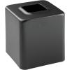image:imagemDesign Steel Square Tissue Box Cover Modern Facial Tissue Holder for Bathroom Vanity Countertops Bedroom Dressers Night Stands Desks Office and Tables  Unity Collection  SatinBlack