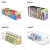 image:imagemDesign Plastic Video Game and DVD Storage Organizer  Game and Movie Disc Holder Bin with Handles for Home Media Console Stand and Closet Shelf  Ligne Collection  8 Pack  Smoke GrayClear