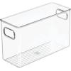 image:imagemDesign Plastic Office Storage Bin with Handles  10 Long Office amp Classroom Supply Organizer  Deep Plastic Container for Organizing Desk  Stationery amp Pencil Bin Linus Collection Clear10 x 4 x 6 Pack of 1