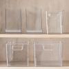 image:imagemDesign Plastic Office Storage Bin with Handles  10 Long Office amp Classroom Supply Organizer  Deep Plastic Container for Organizing Desk  Stationery amp Pencil Bin Linus Collection Clear10 x 8 x 775 Pack of 4