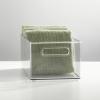 image:imagemDesign Deep Plastic Storage Organizer Container Bin Bath and Shower Organization for Cabinet Cupboard Shelves Counter or Closet  Holds Shampoo Vitamins Ligne Collection 2 Pack Clear