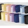 image:imagemDesign Plastic Slim Large 25 Gallon Trash Can Wastebasket Classic Garbage Container Recycle Bin for Bathroom Bedroom Kitchen Office Outdoor Waste Recycling  Aura Collection  Light PinkBlushLight Pink