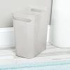 image:imagemDesign Plastic Slim Large 25 Gallon Trash Can Wastebasket Classic Garbage Container Recycle Bin for Bathroom Bedroom Kitchen Office Outdoor Waste Recycling  Aura Collection  Light PinkBlushLight Grey