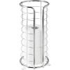image:imagemDesign Metal Free Standing Toilet Paper Organizer Stand  3 Rolls of Jumbo Toilet Tissue Storage  Bathroom Decor Accessory for Under Sink Vanity and Inside Cabinet Shelf  Omni Collection ChromeChrome